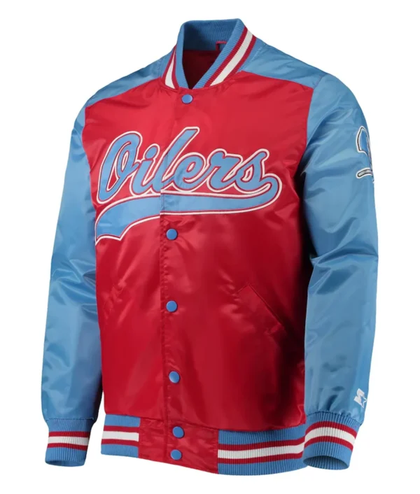 Houston Oilers Gridiron Classics The Tradition II Red Jacket