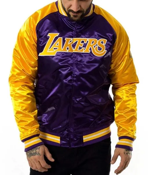 NBA Tough Season Los Angeles Lakers Purple/Yellow Jacket
