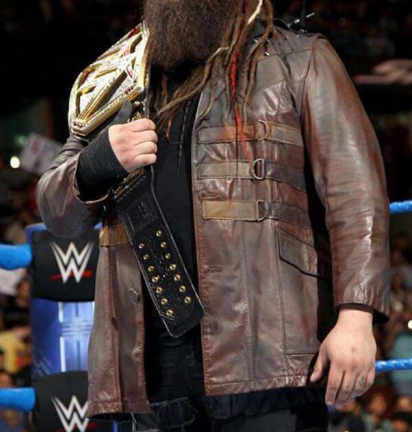 Wwe Wrestler Bray Wyatt Brown Leather Jacket