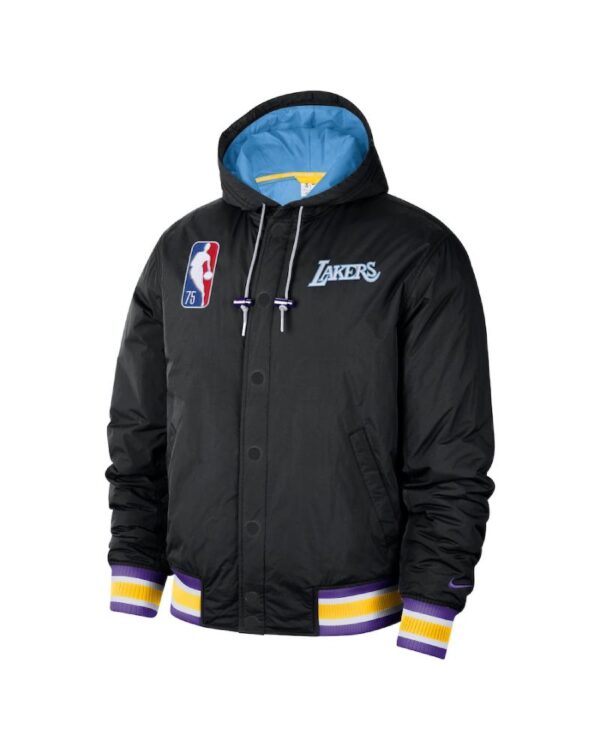 Lakers Nike City Edition Courtside Bomber Jacket