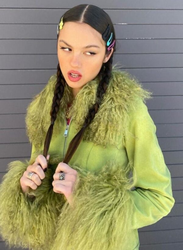Olivia Rodrigo green jacket