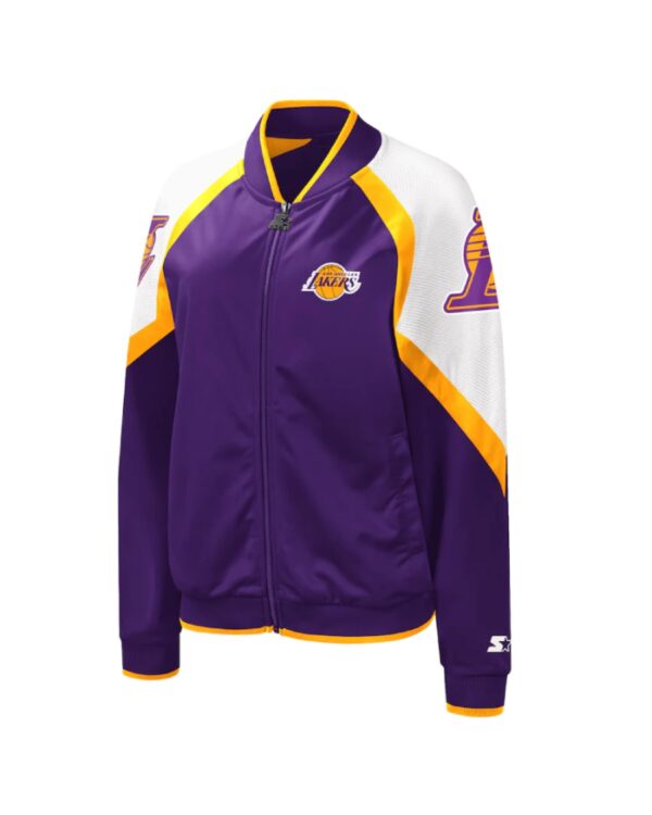 Lakers Starter Fan Girl Satin Raglan Jacket