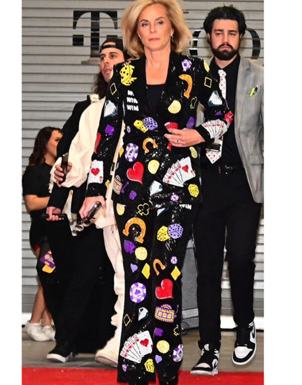 Kim Mulkey Dons Las Vegas Themed Black Sequin Suit