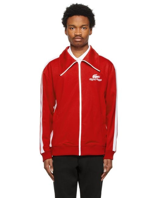 Red Ricky Regal Edition Piqué Track Jacket - Free Shipping Worldwide