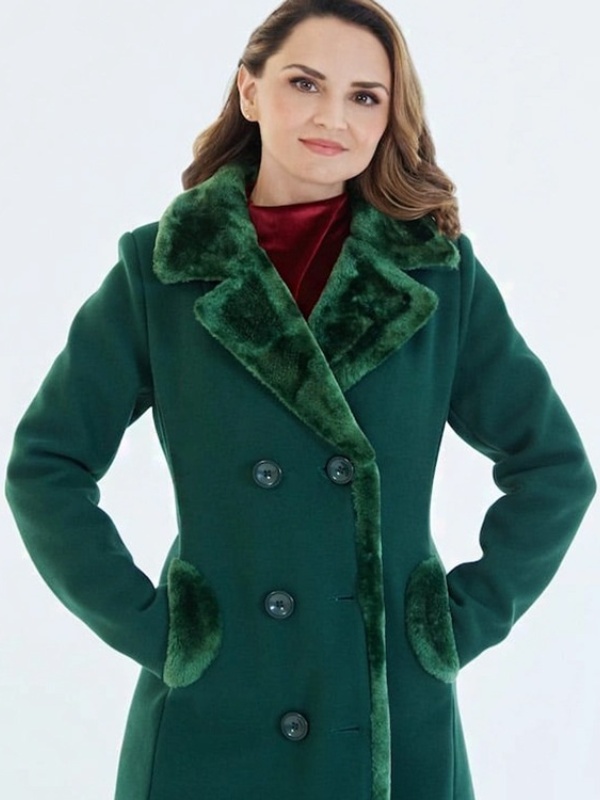 Rescuing Christmas Rachael Leigh Cook Green Coat