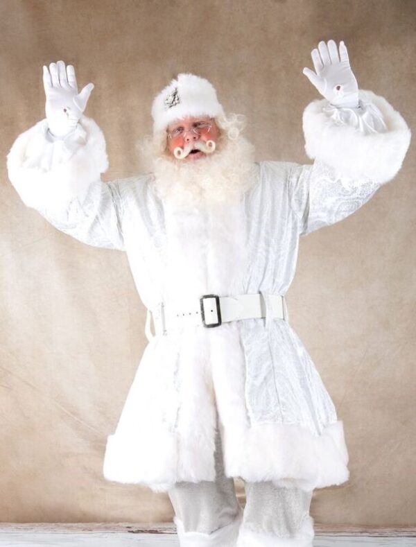 Santa Claus White Christmas Coat