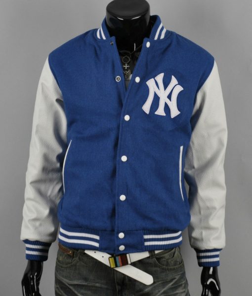 Men’s New York Yankee Blue Varsity Jacket