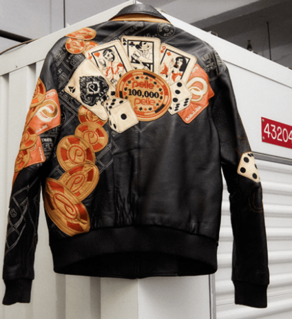 Pelle Pelle Cards And Dice Leather Jacket