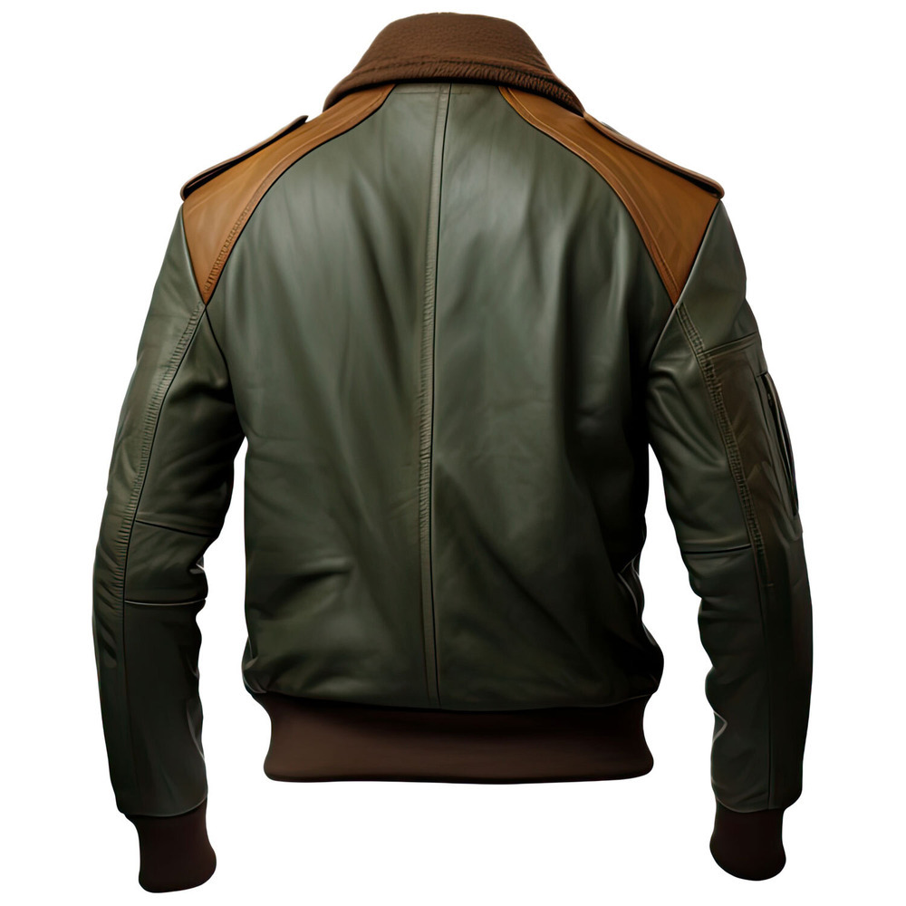 Men’s A2 Aviator Sheepskin Leather Bomber Jacket | Order Now!