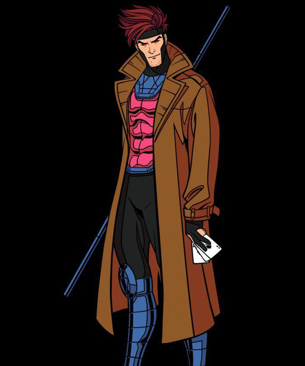 X-Men ’97 S01 Gambit Brown Costume Trench Coat
